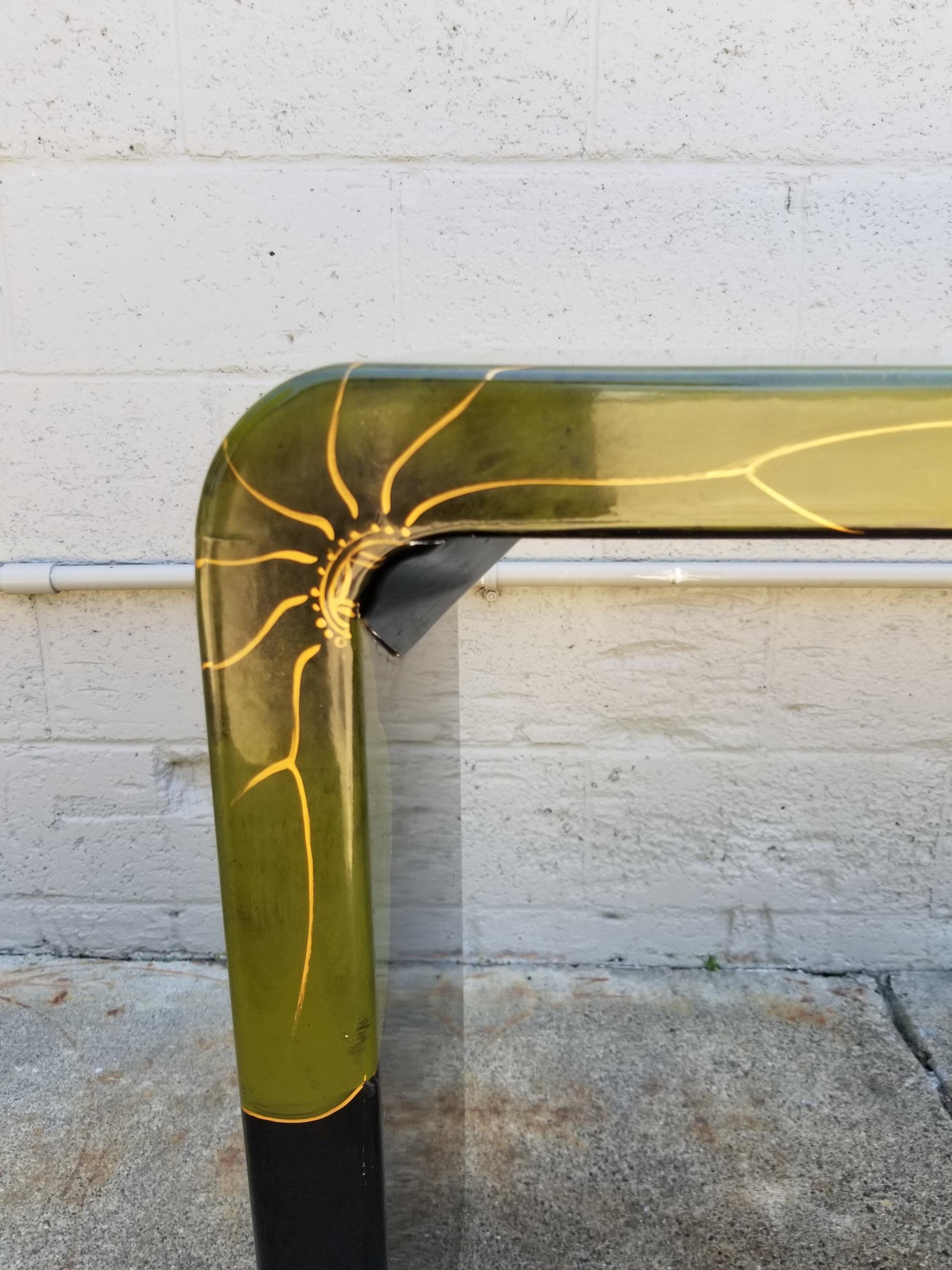 Asian Lacquer Console Table 3
