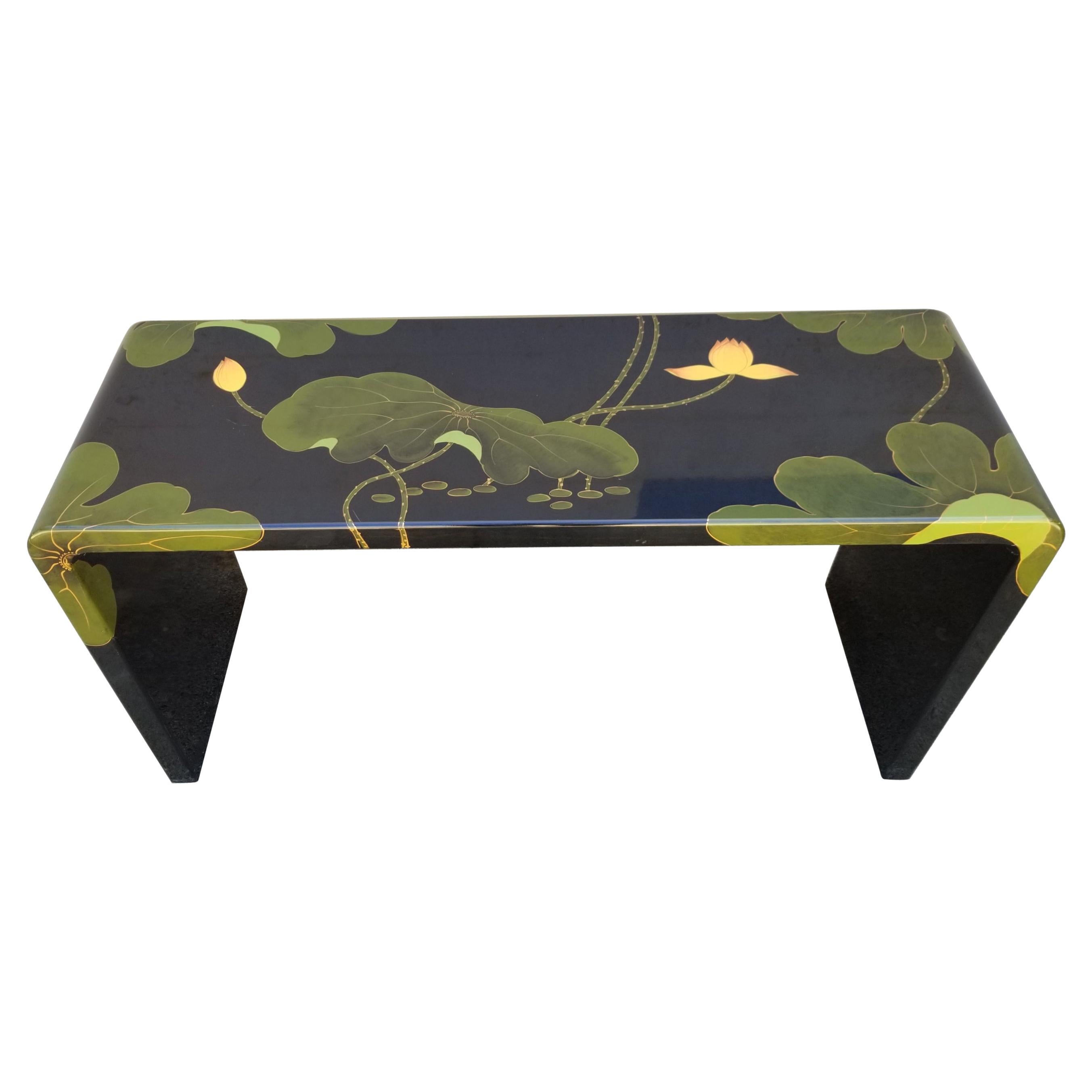 Asian Lacquer Console Table