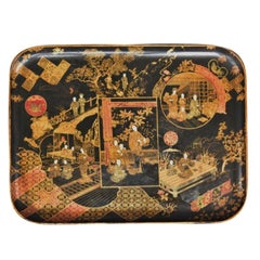 Asiatisches Lack-Tablett