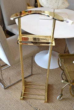 Asian Modern Bronze and Bronze Plate Men's Valet Stand Coat Stand Coat Rack