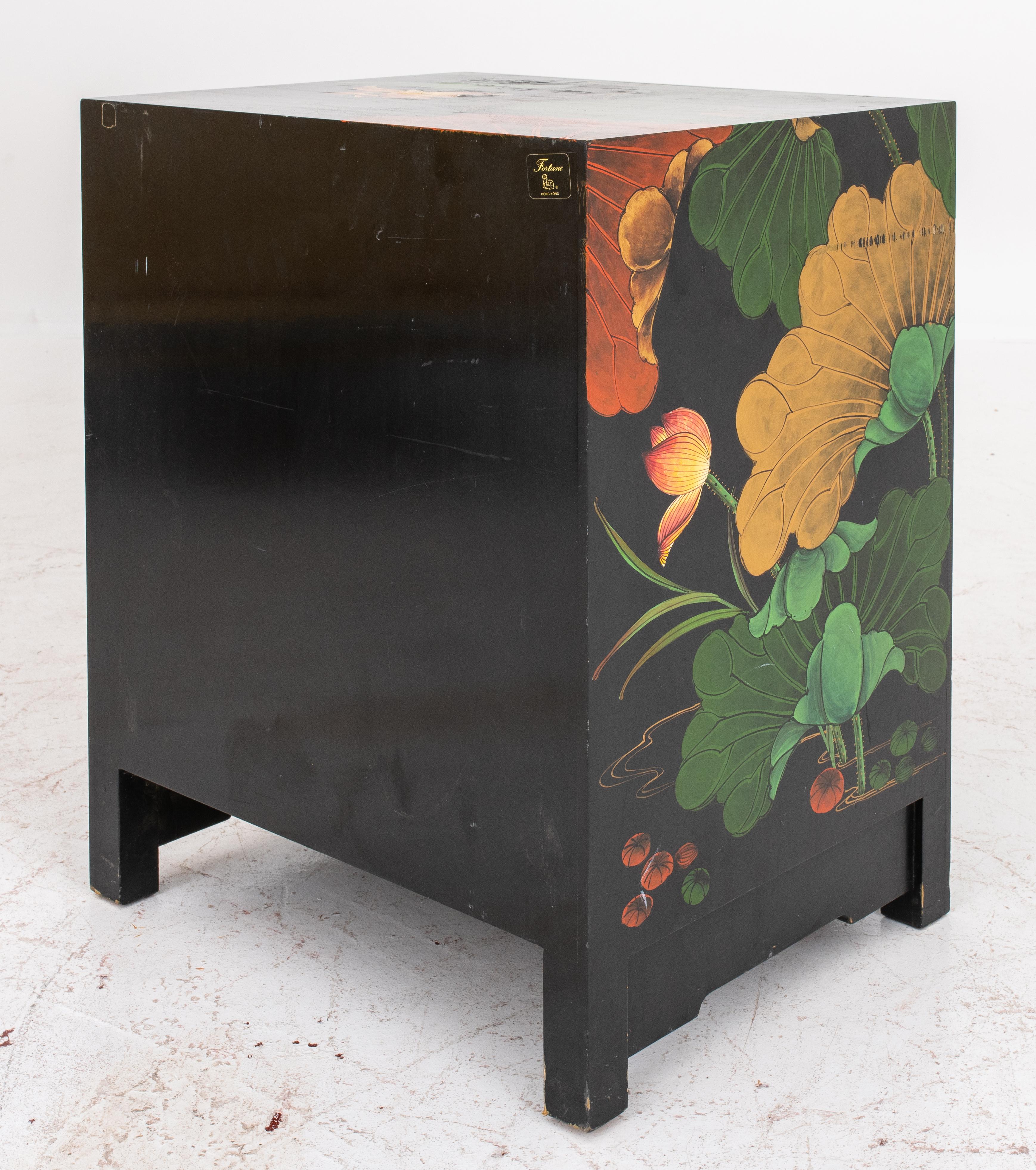 Asian Modern Chinoiserie Lacquered Cabinet 8