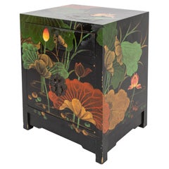 Asian Modern Chinoiserie Lacquered Cabinet