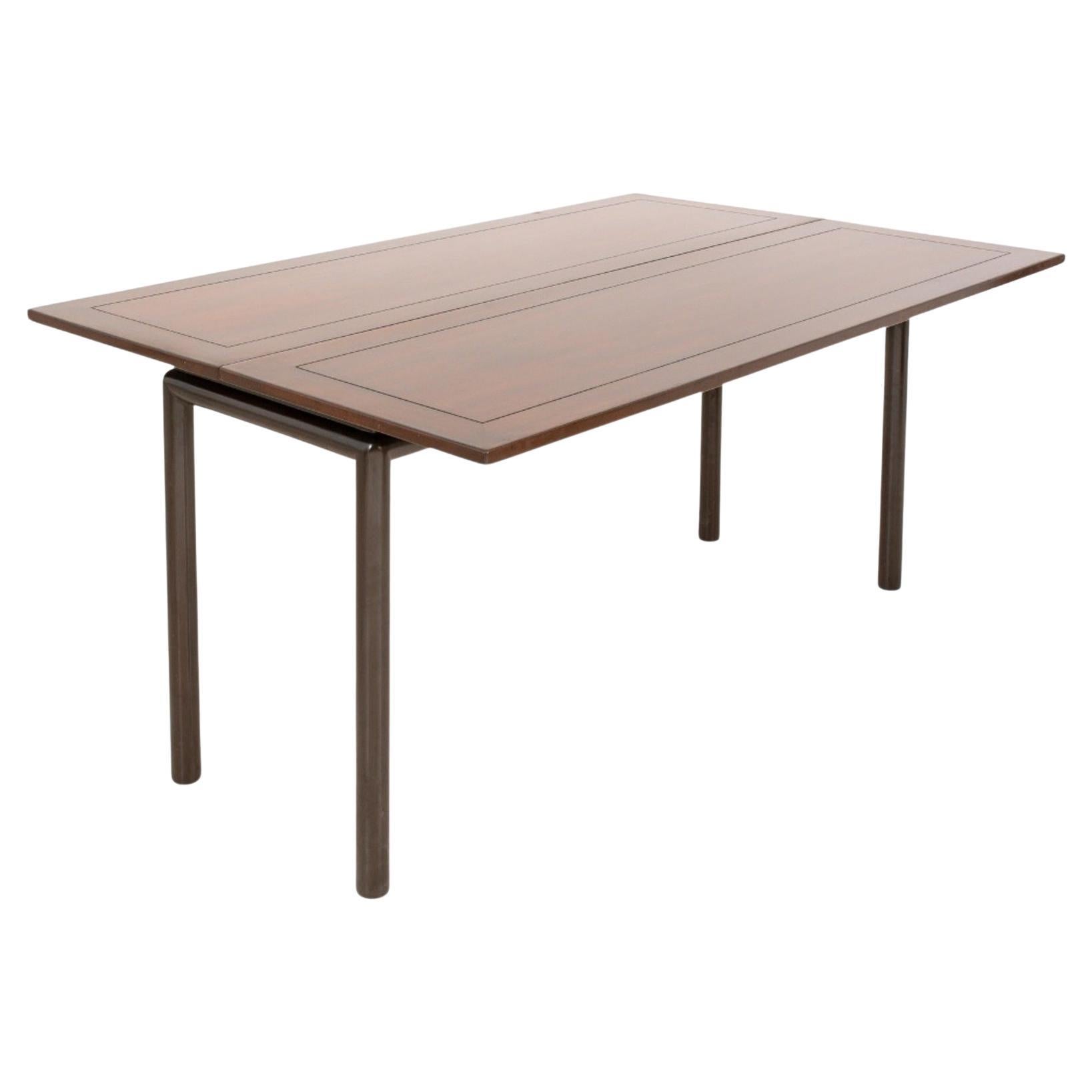 Asian Modern Console Flip Top Dining Table For Sale