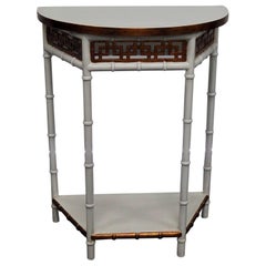 Table console Demilune de conception moderne asiatique