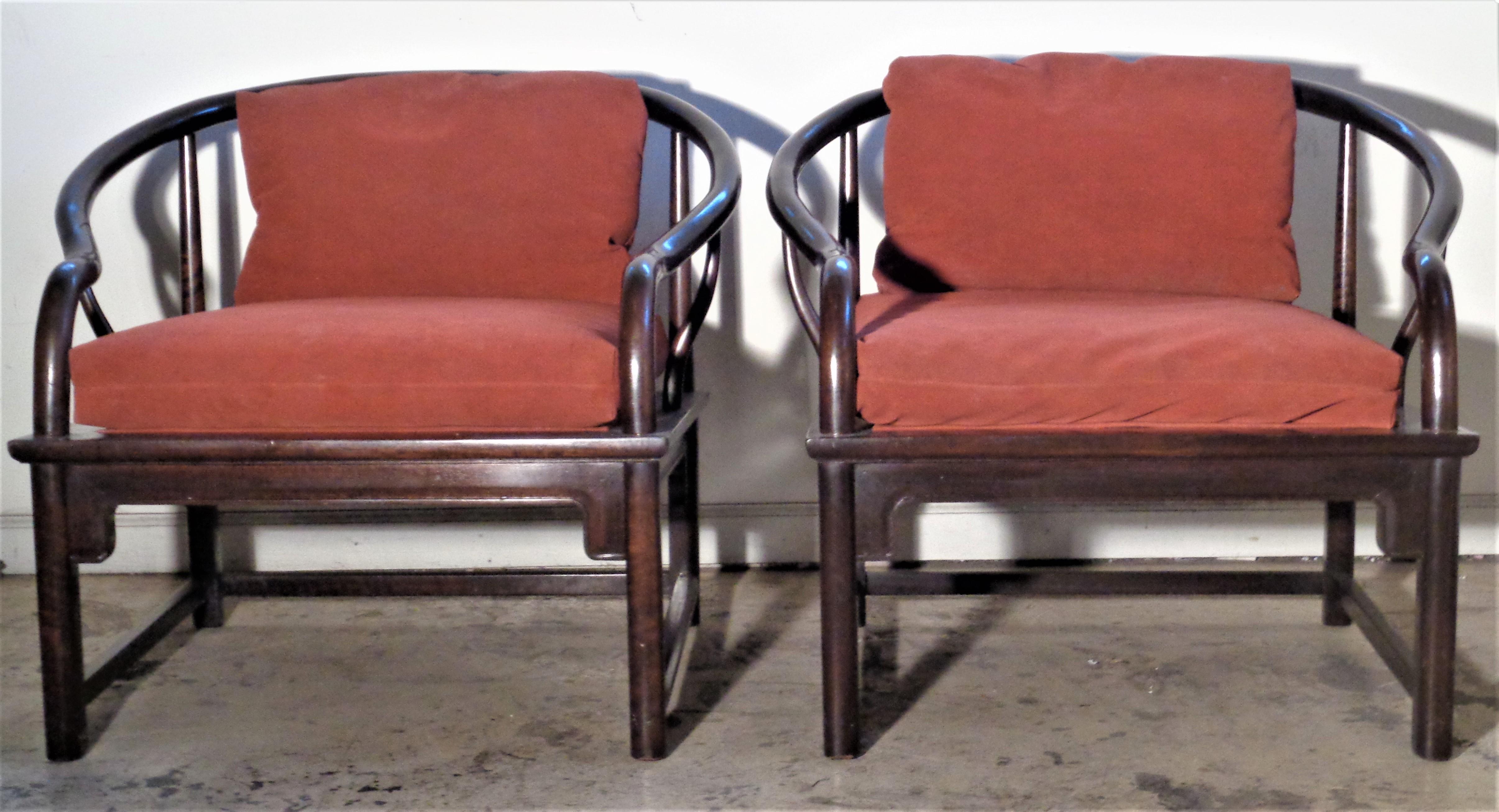 Asian Modern Lounge Chairs Style of Michael Taylor  For Sale 4