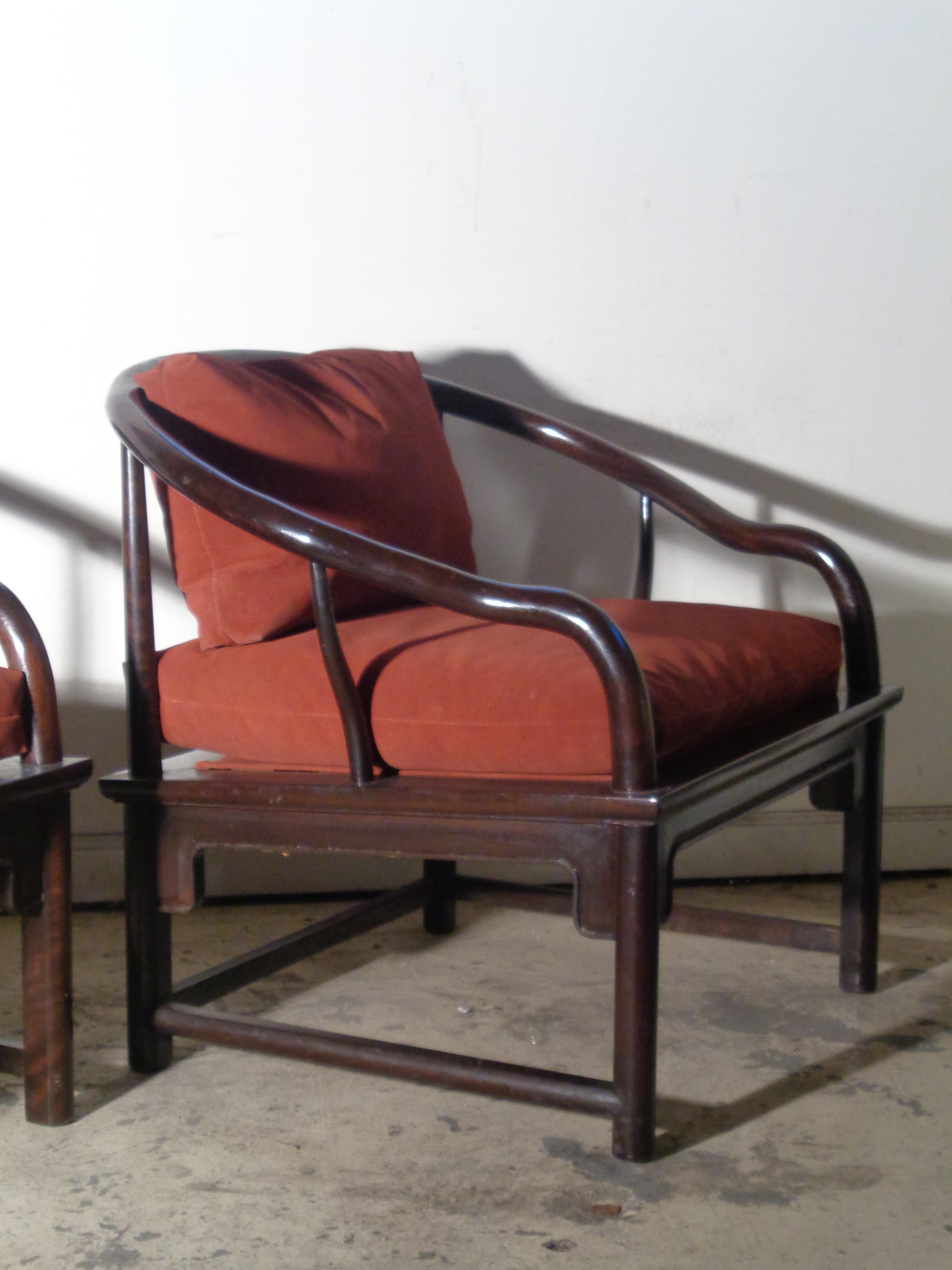 Asian Modern Lounge Chairs Style of Michael Taylor  For Sale 11
