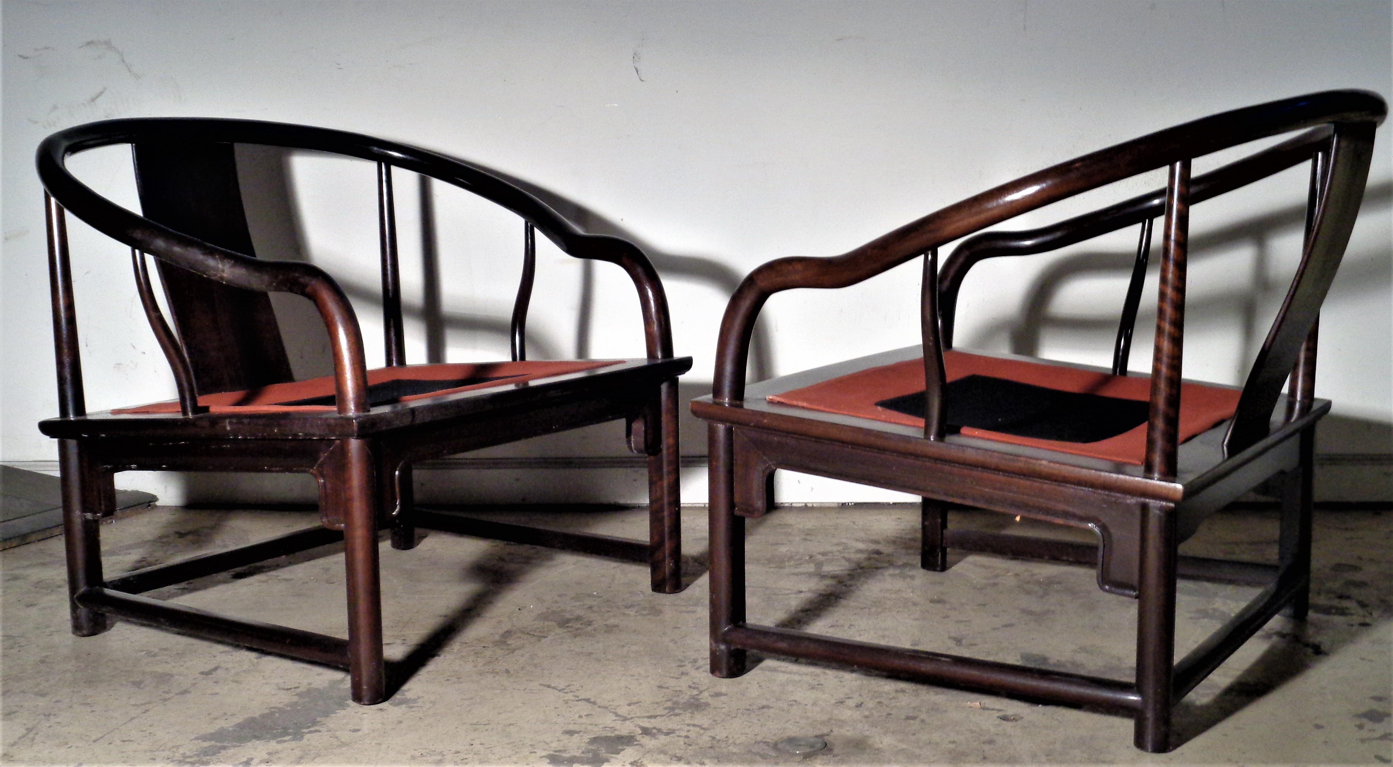 Asian Modern Lounge Chairs Style of Michael Taylor  For Sale 12
