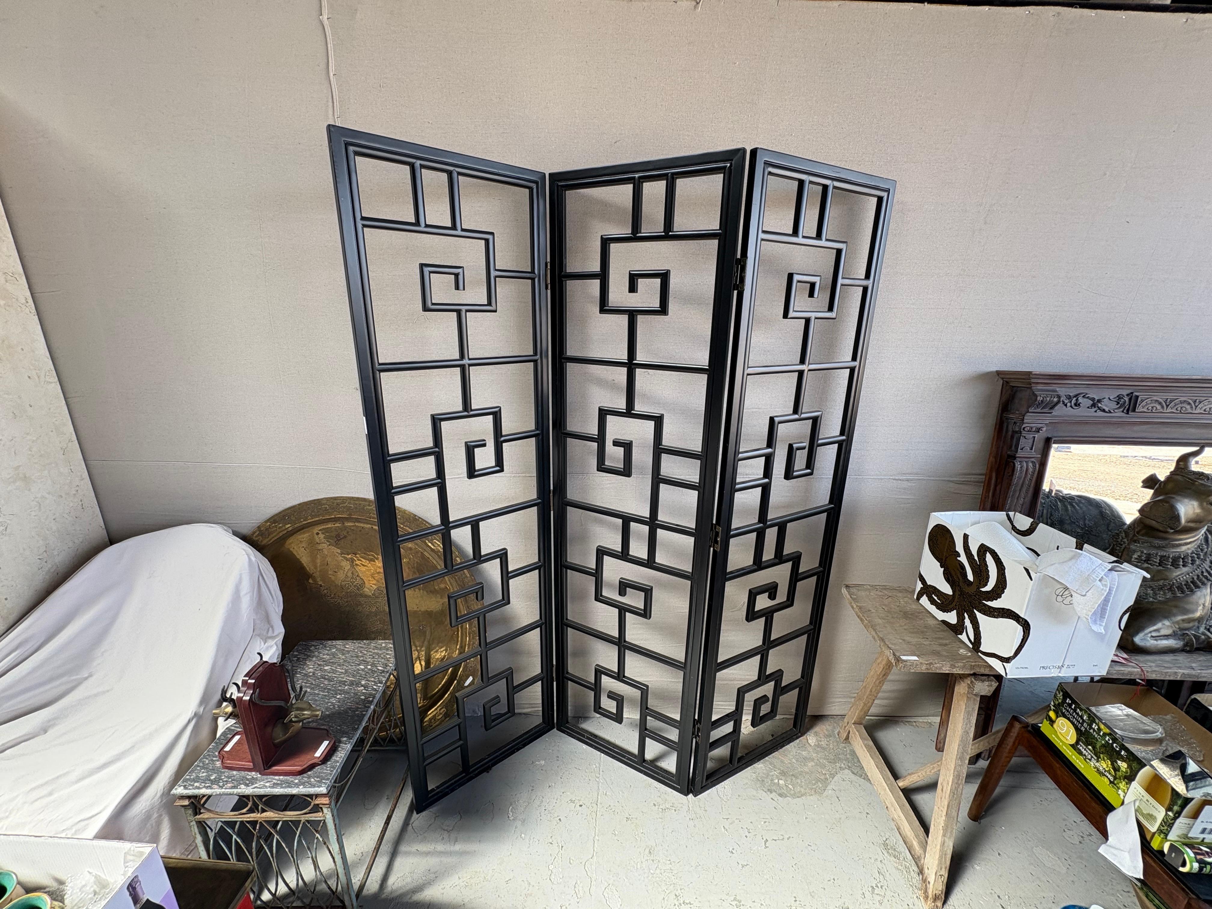 Legno Schermo divisorio Asian Modern per la stanza in vendita
