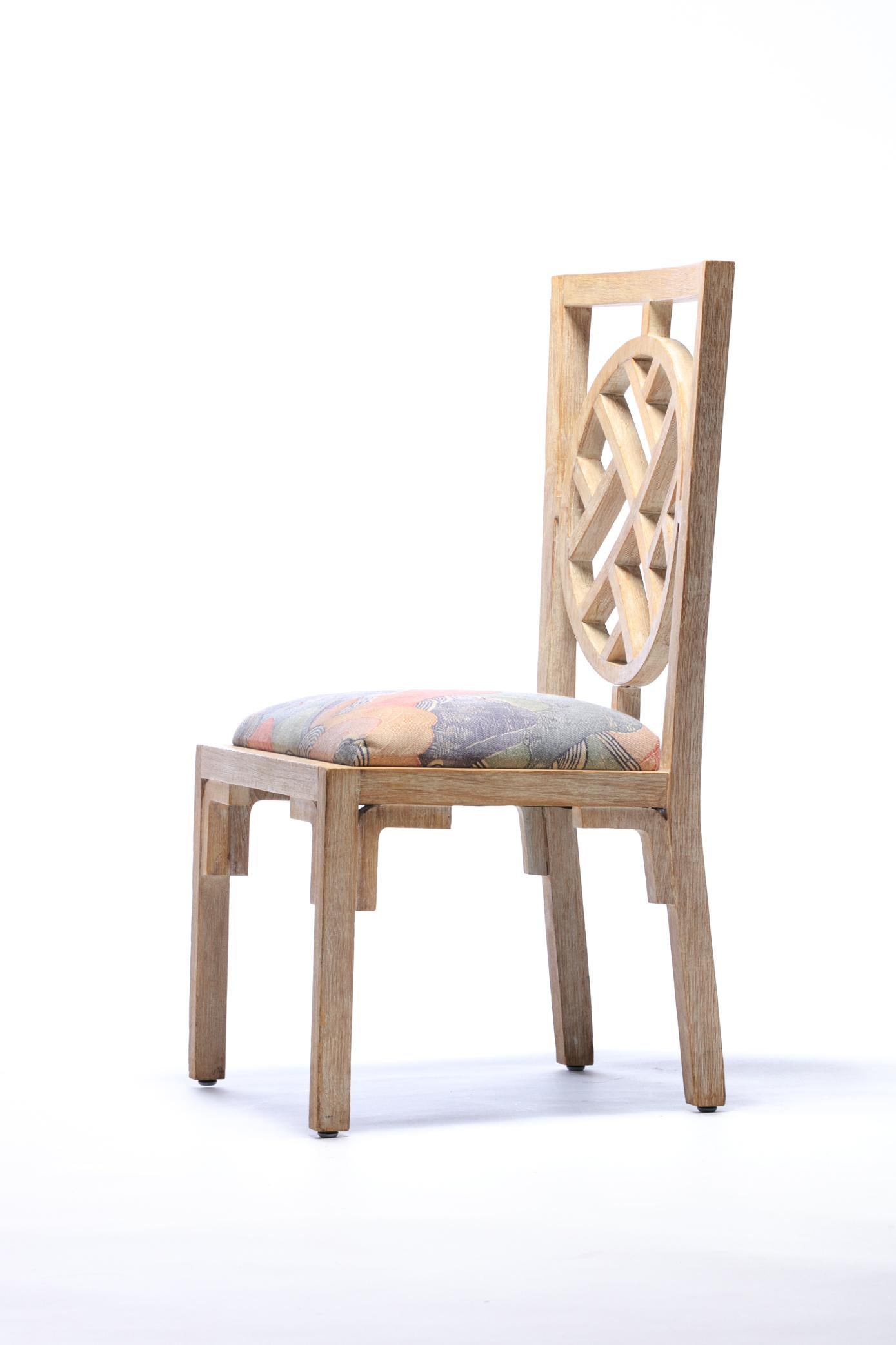 Contemporary Asian Modern Side Chair from Viceroy Miami '4 Available'