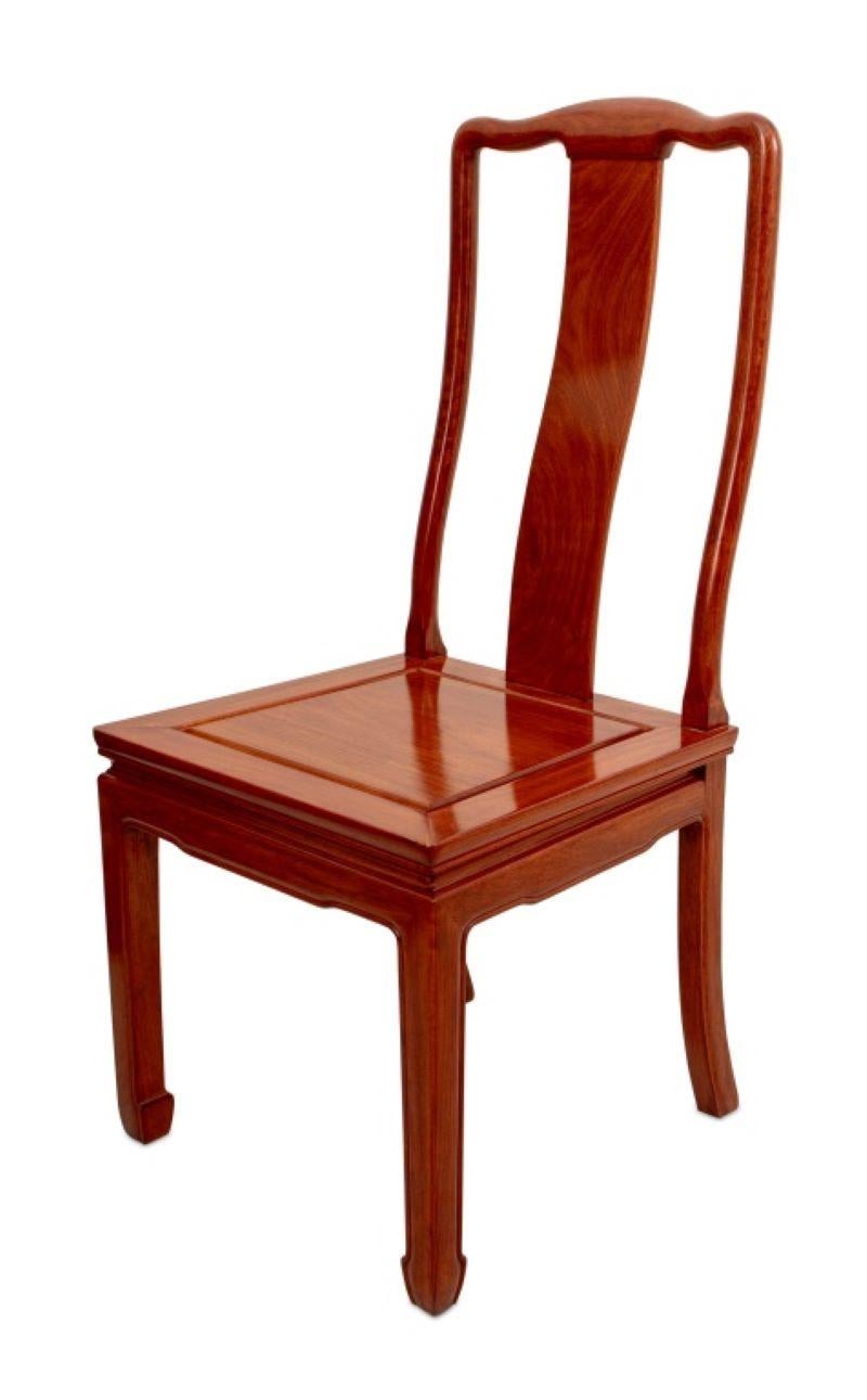 Scrivania e sedia in noce in stile Asian Modern in vendita 1