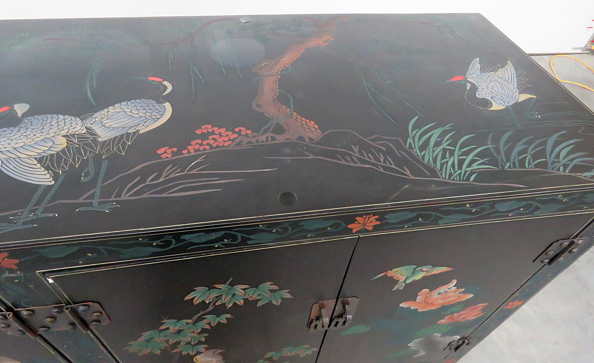 Asian Paint Decorated Cabinet 1