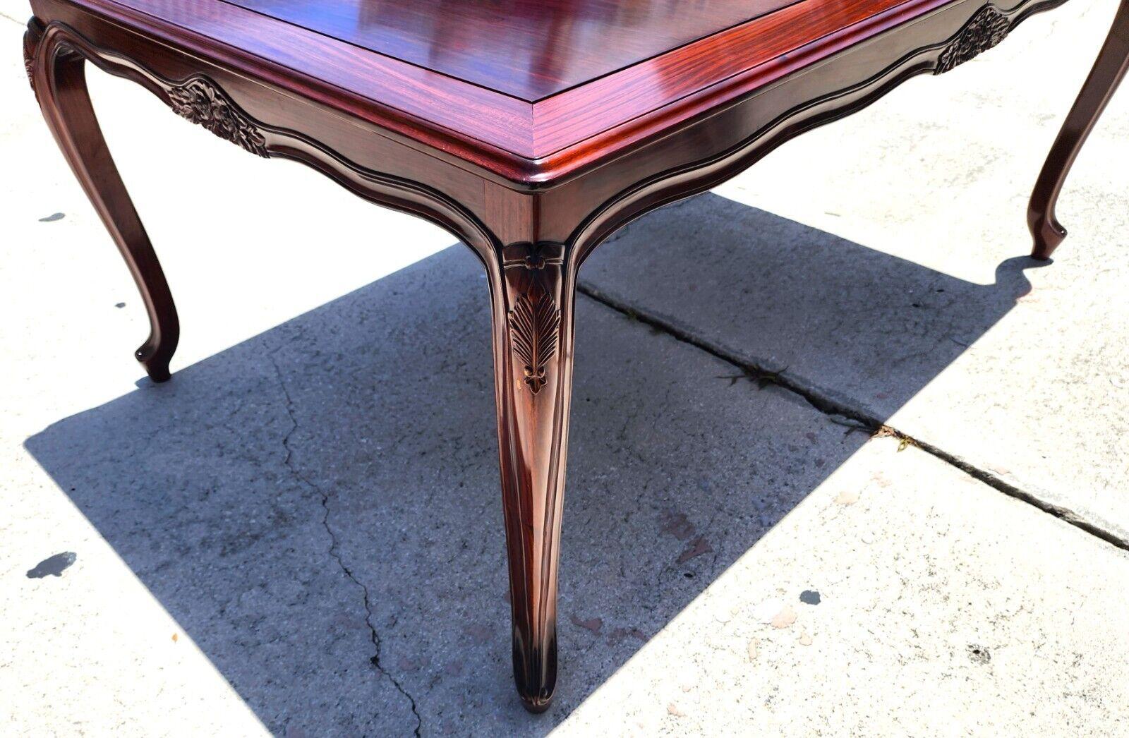Asian Rosewood Dining Table Chinoiserie   5
