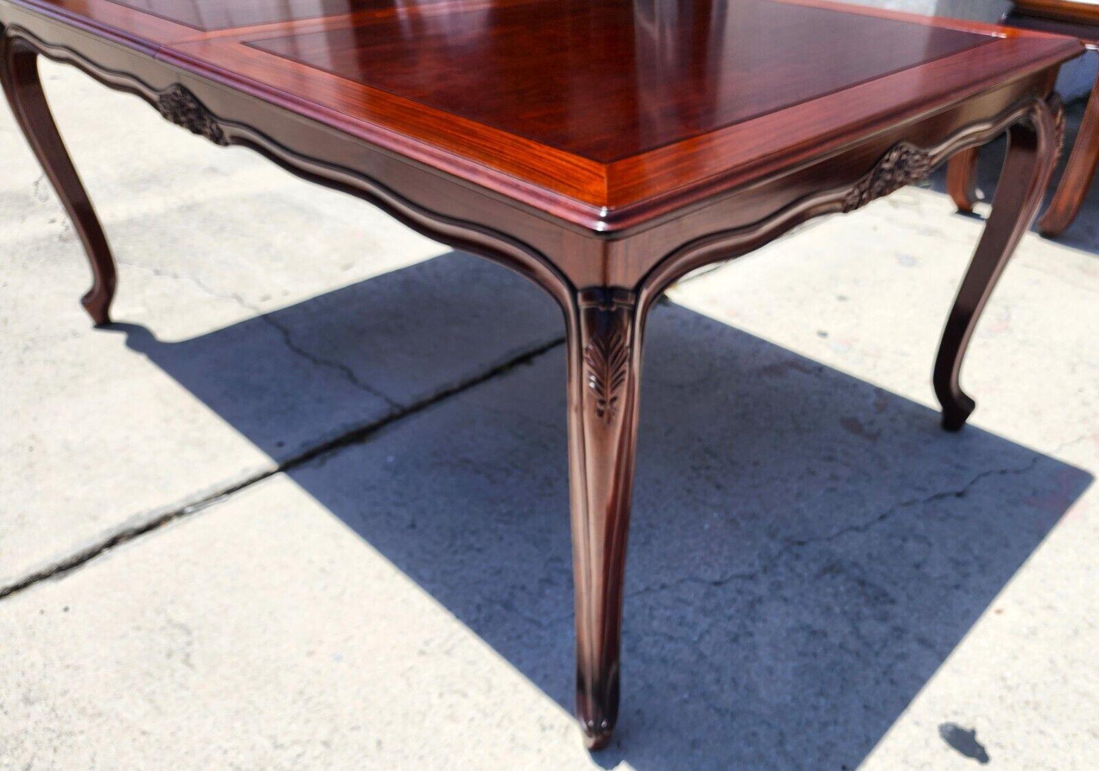 Asian Rosewood Dining Table Chinoiserie   3