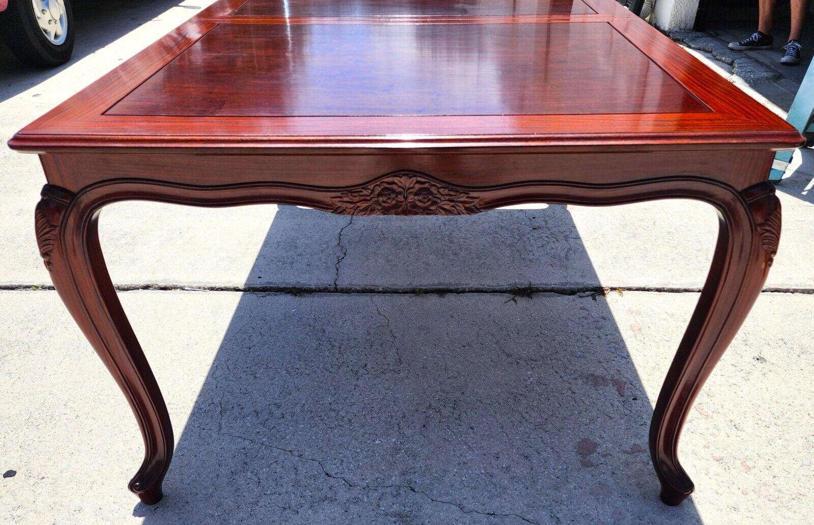 Asian Rosewood Dining Table Chinoiserie   4