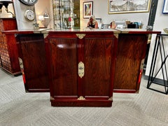 Asian Rosewood Double-Sided Dry Bar