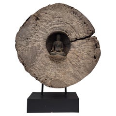 Asian Sculpture/ Carving “Buddha” in carved wood