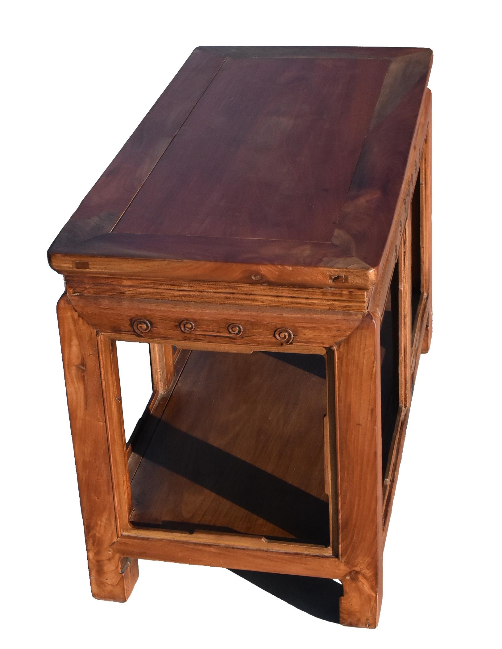 Chinese Asian Solid Wood Ming Style Table Bench For Sale