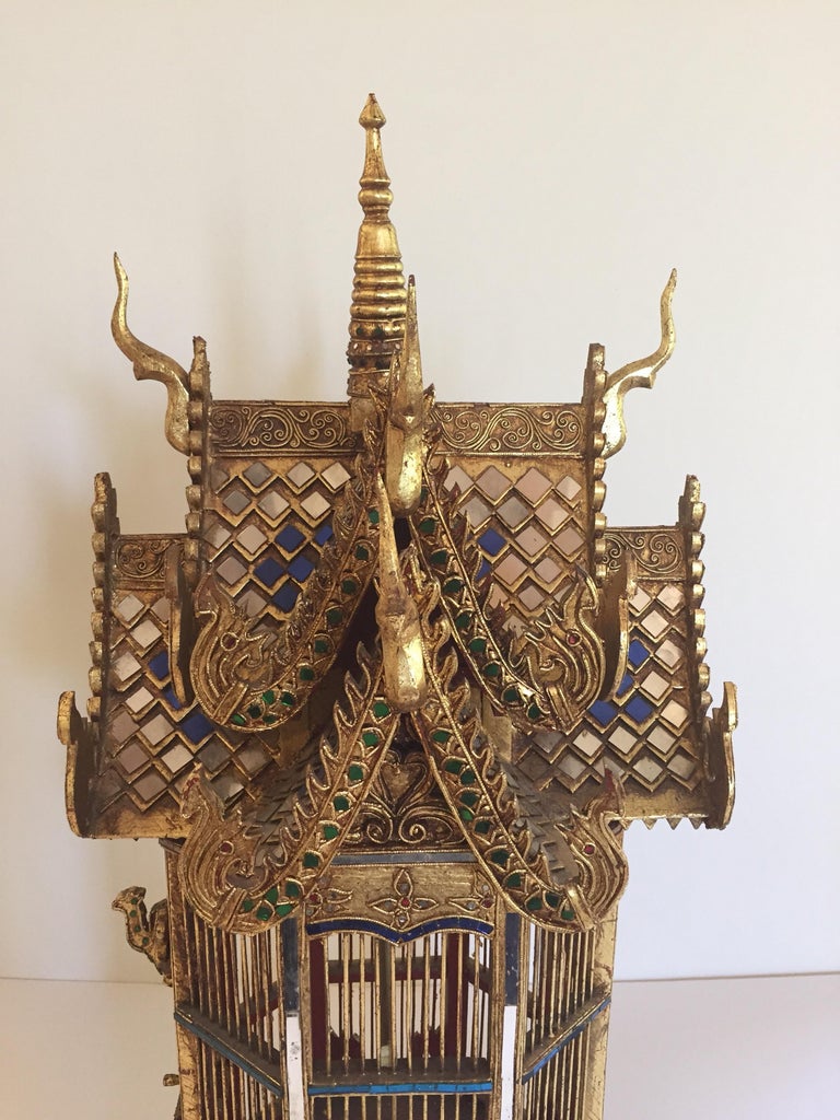 asian spirit house thai shrine temple bird cage at 1stdibs