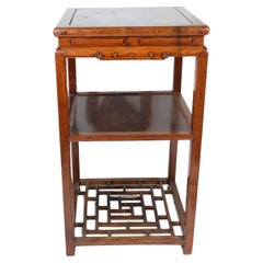 Asian square high table. Rosewood.