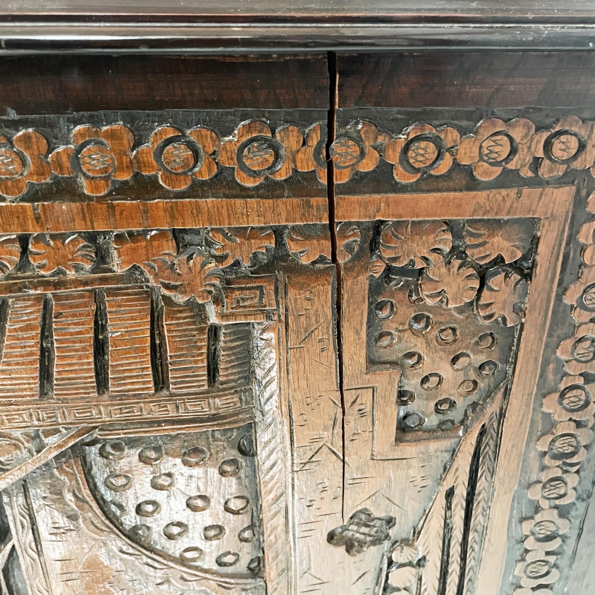 Mueble bar Art Decó de estilo asiático con incrustaciones de madera, años 30 en venta 12