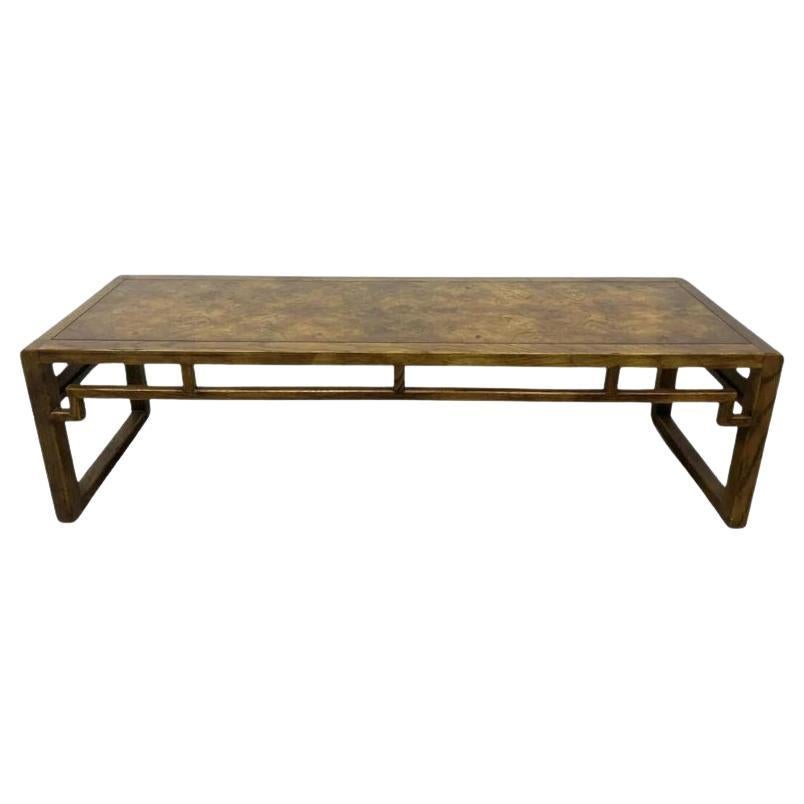 Asian Style Artefacts Coffee Table For Sale
