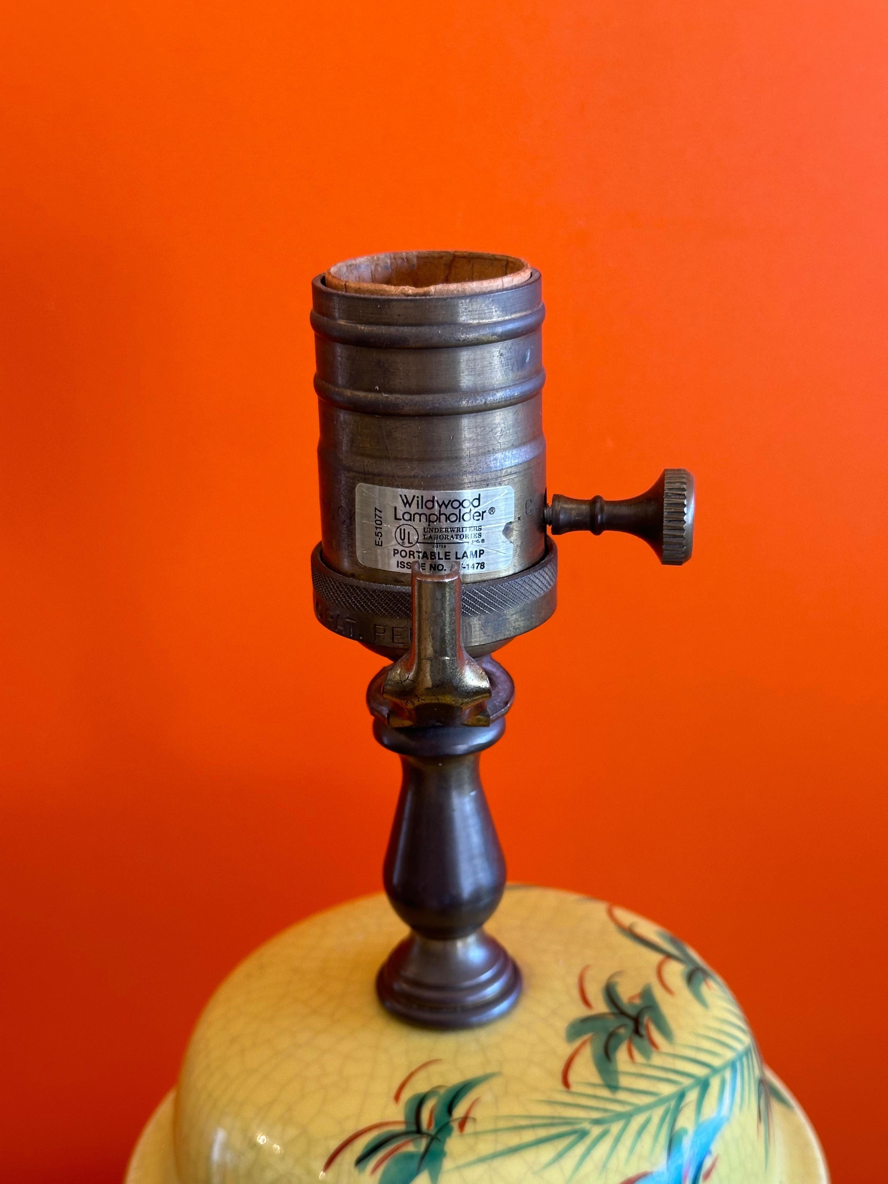 Lampe de table en céramique de style Asian Style par Wildwood Lamp Company en vente 7