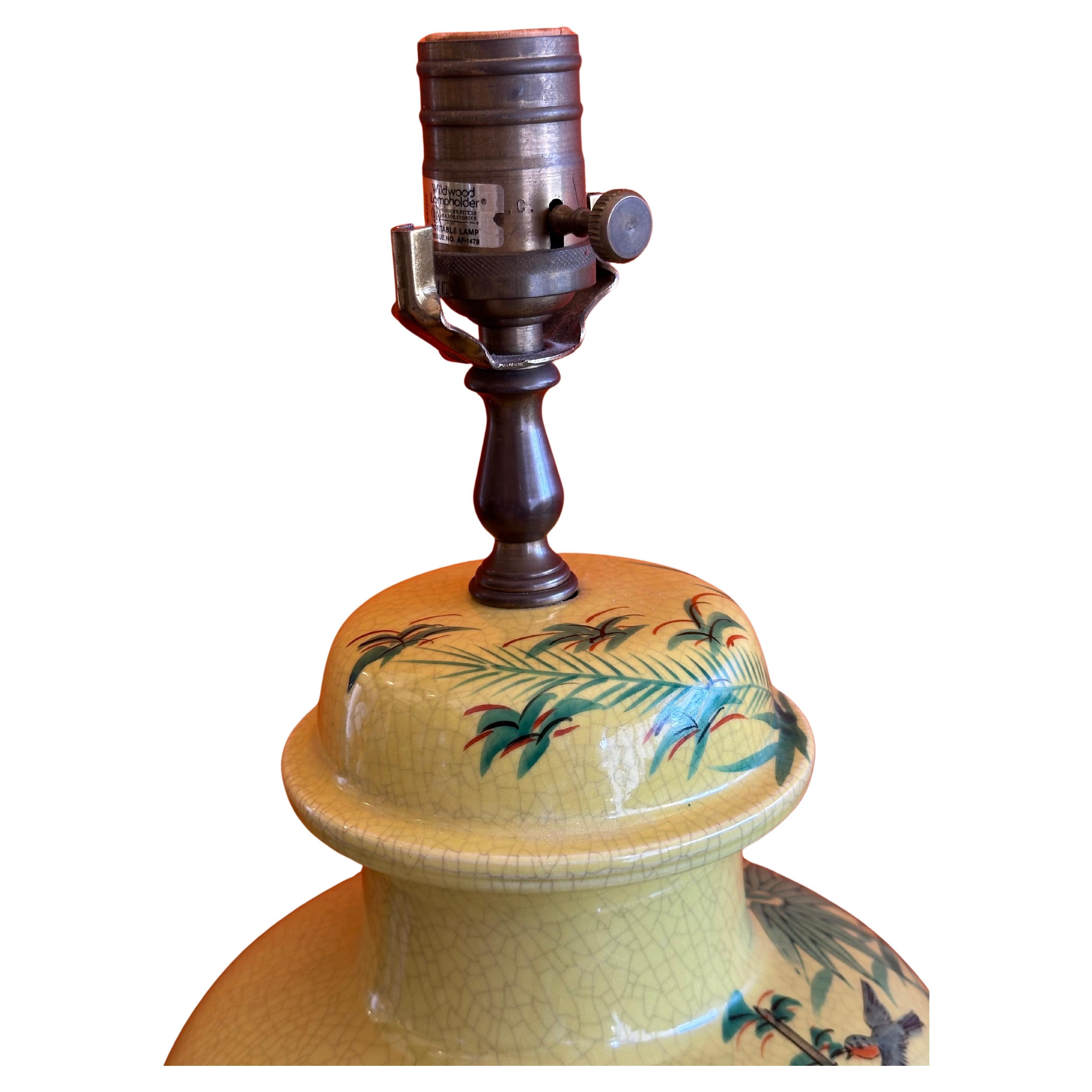 Lampe de table en céramique de style Asian Style par Wildwood Lamp Company Bon état - En vente à San Diego, CA