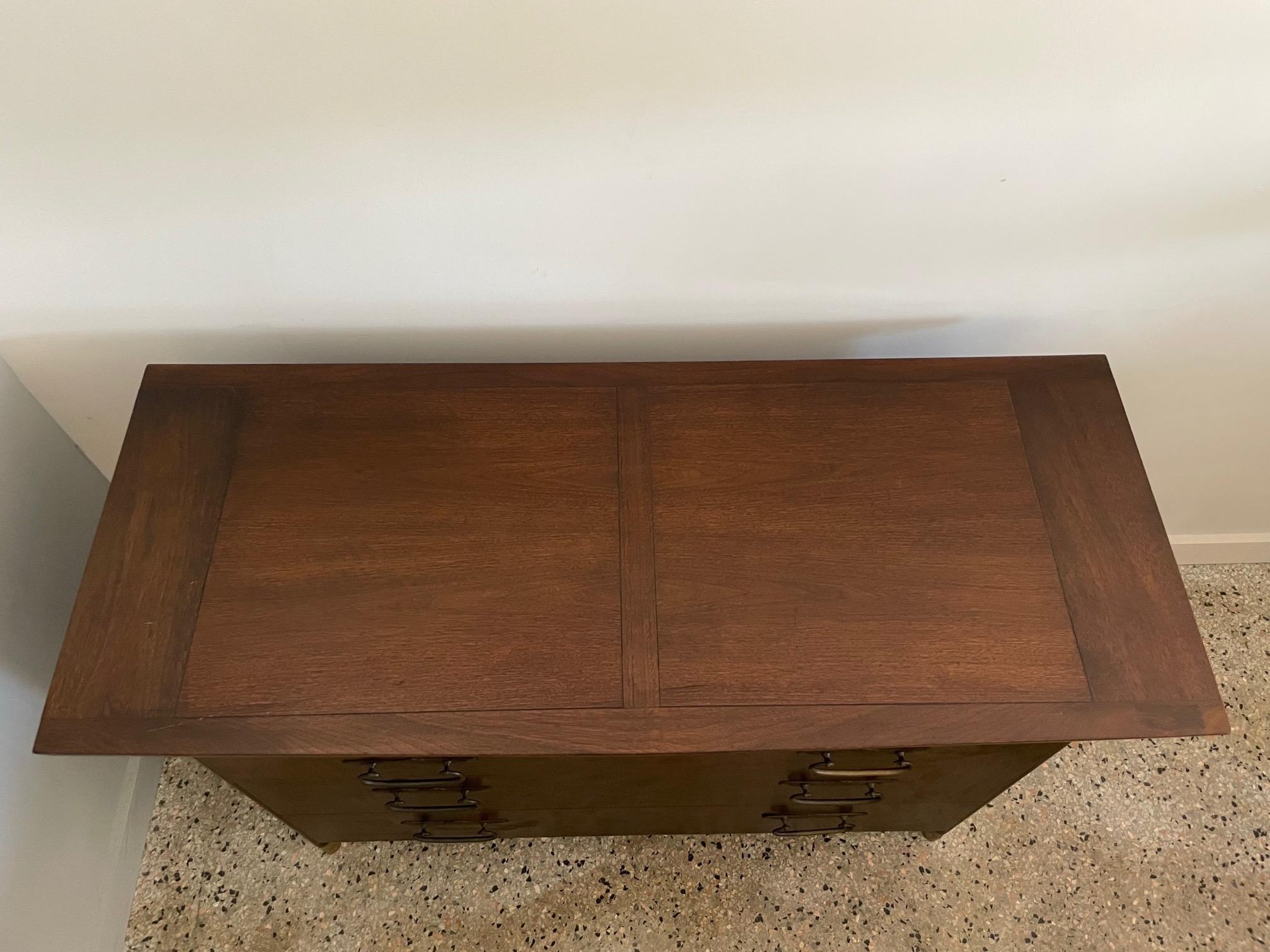 Asian Style Chest with Floating Top by Baker Furniture In Good Condition In St.Petersburg, FL