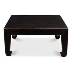 Asian Style Ebonized Coffee Table