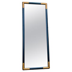 Asian Style Gilt & Ebonized Full Length Mirror