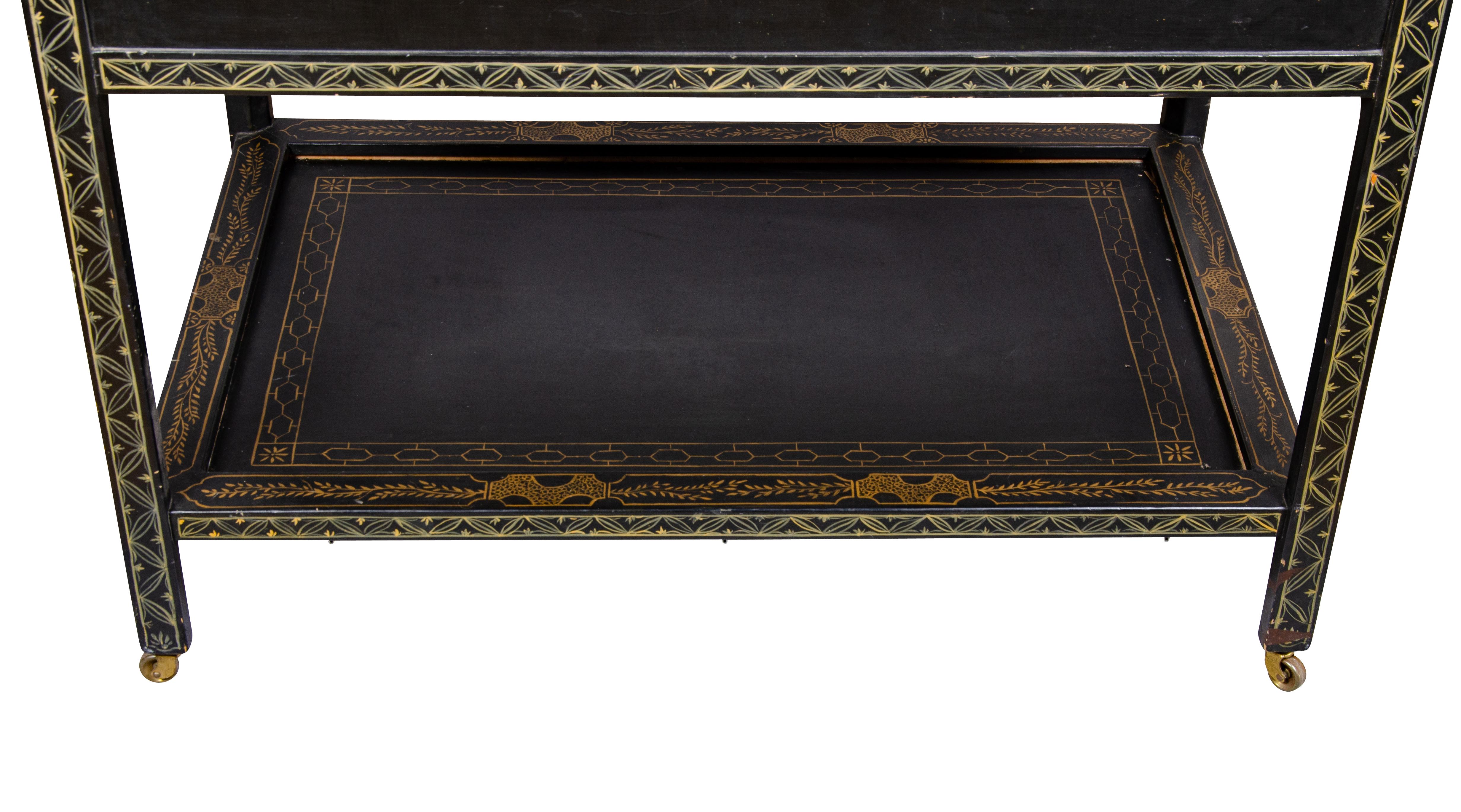 Asian Style Lacquered Table For Sale 14