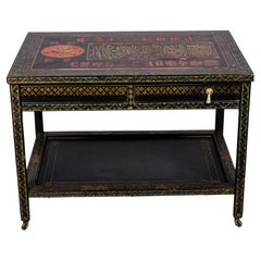 Asian Style Lacquered Table