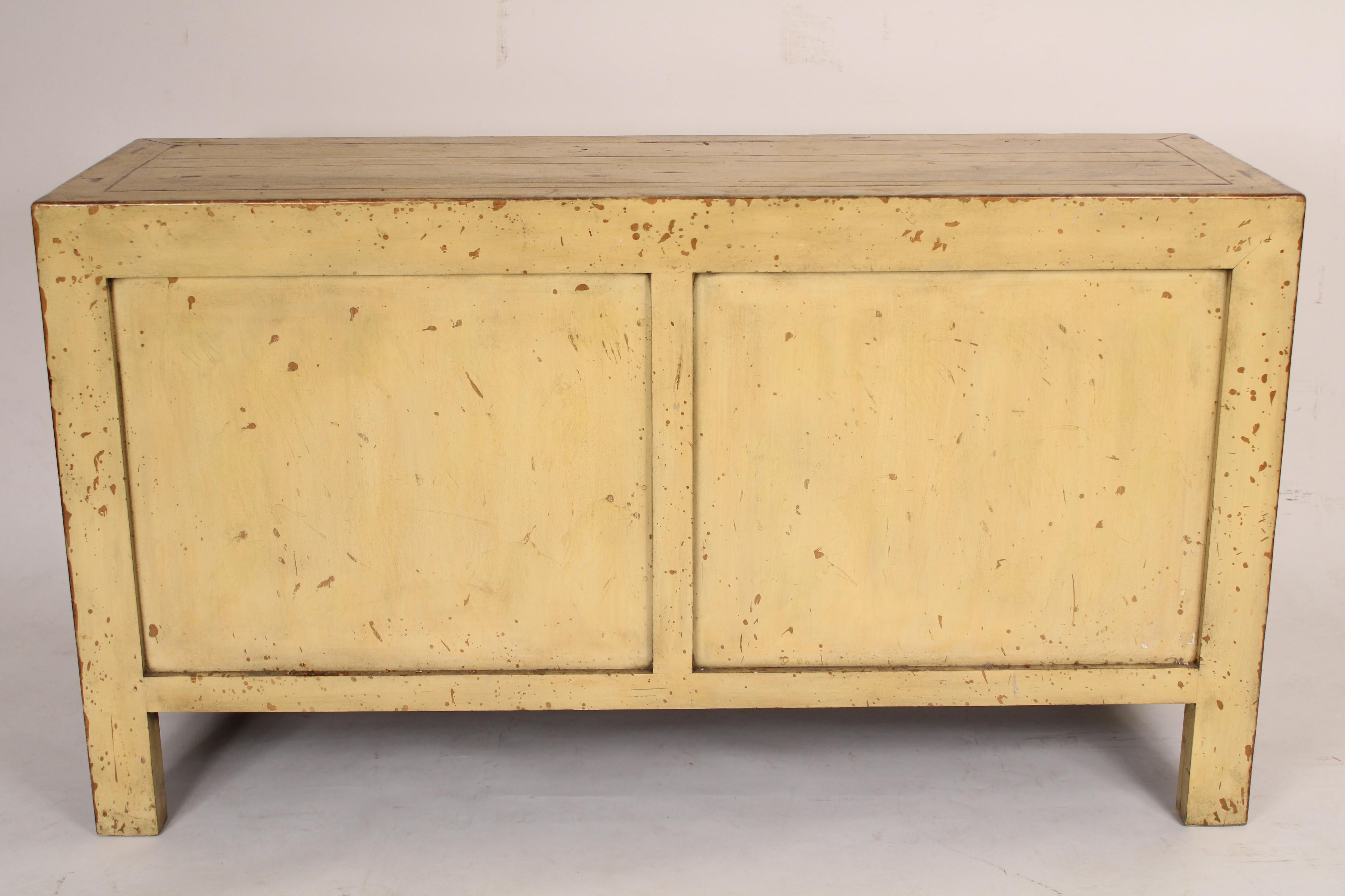 Asian Style Painted Sideboard 3