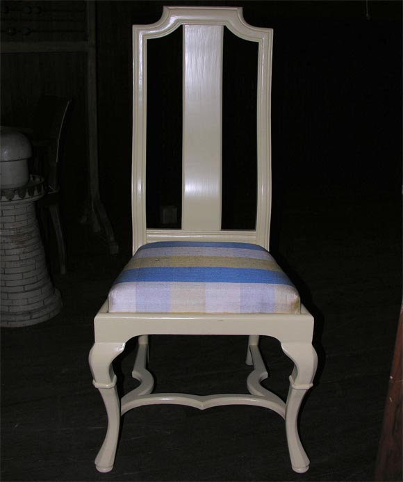 American Asian Style Queen Anne Side Chair For Sale