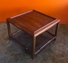 Asian Style Small Wooden Pedestal / Plant Stand