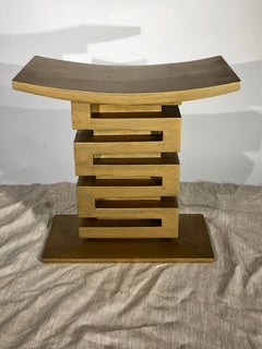 Asian Style Stool, Mid-Century Modern