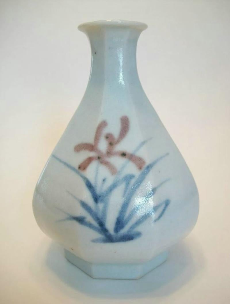 Anglo-giapponese Vaso in gres Studio Pottery Asian Style - Dipinto a mano e firmato - 20th Century in vendita