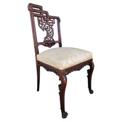 Asian Style Victorian Chair Manner of Gabriel Viardot