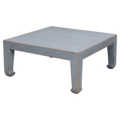 Asian Style Vintage Blue Coffee Table