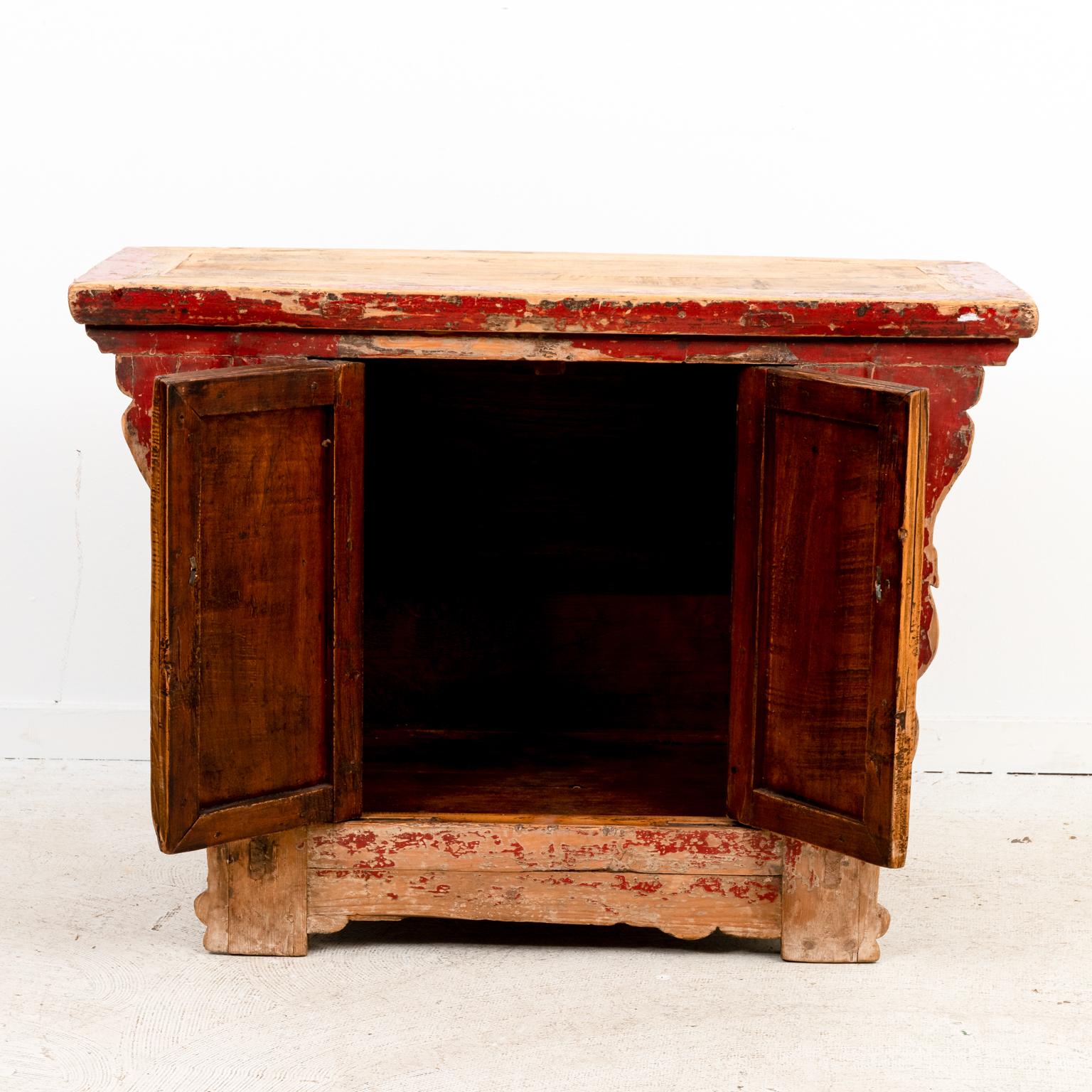 Asian Table 19th Century In Distressed Condition For Sale In Stamford, CT