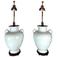 Asian Table Lamps Set of 2