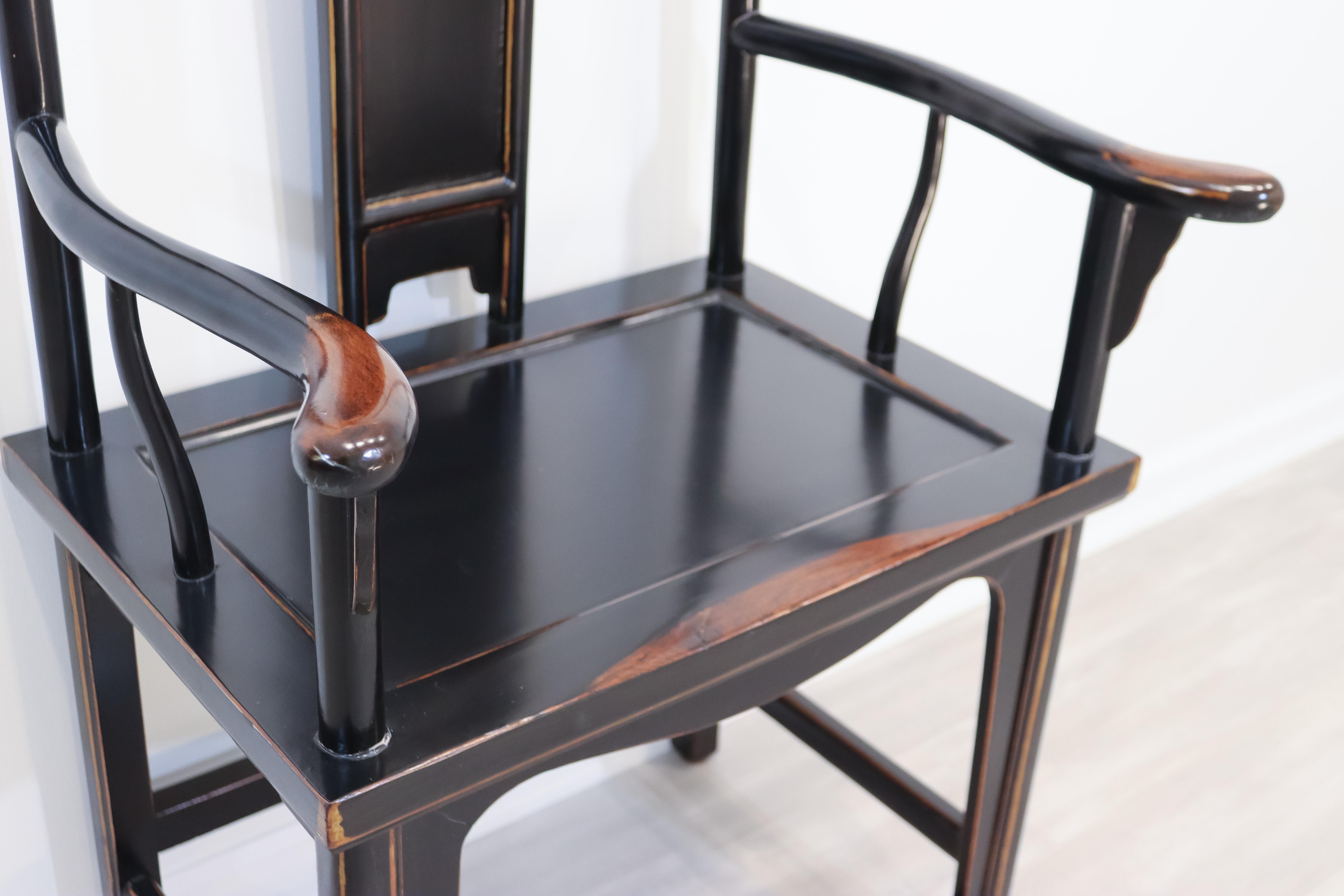 tall wood chair