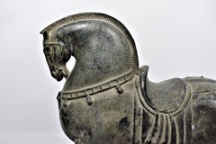 Art Deco Asian Tang Dynasty Inspired Bronze Horse