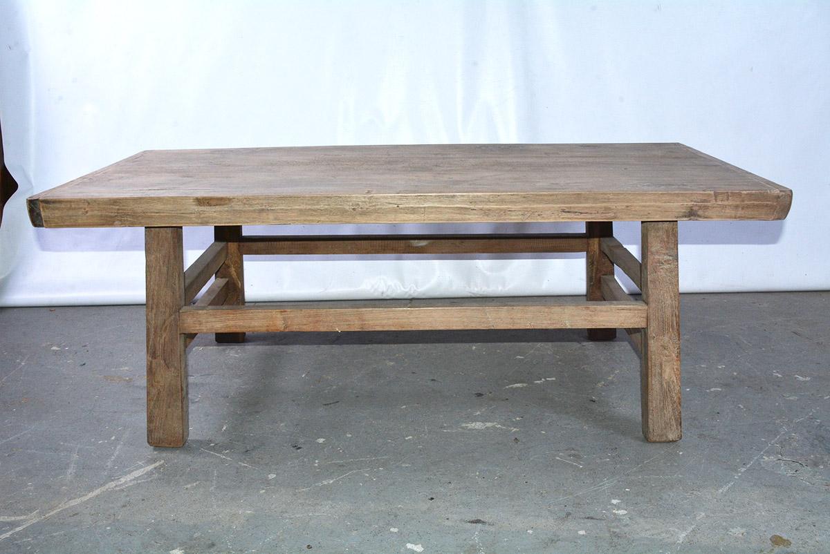 Anglo-Indian Asian Teak Wood Coffee Table