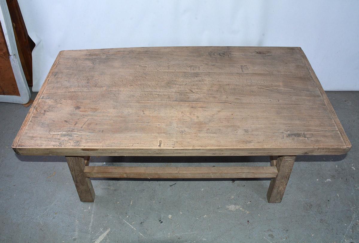 Hand-Crafted Asian Teak Wood Coffee Table