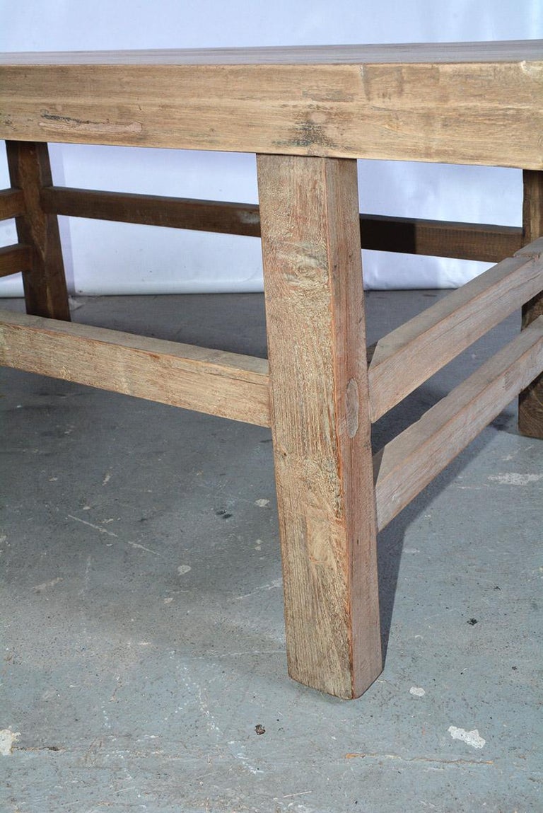Asian Teak Wood Coffee Table at 1stDibs