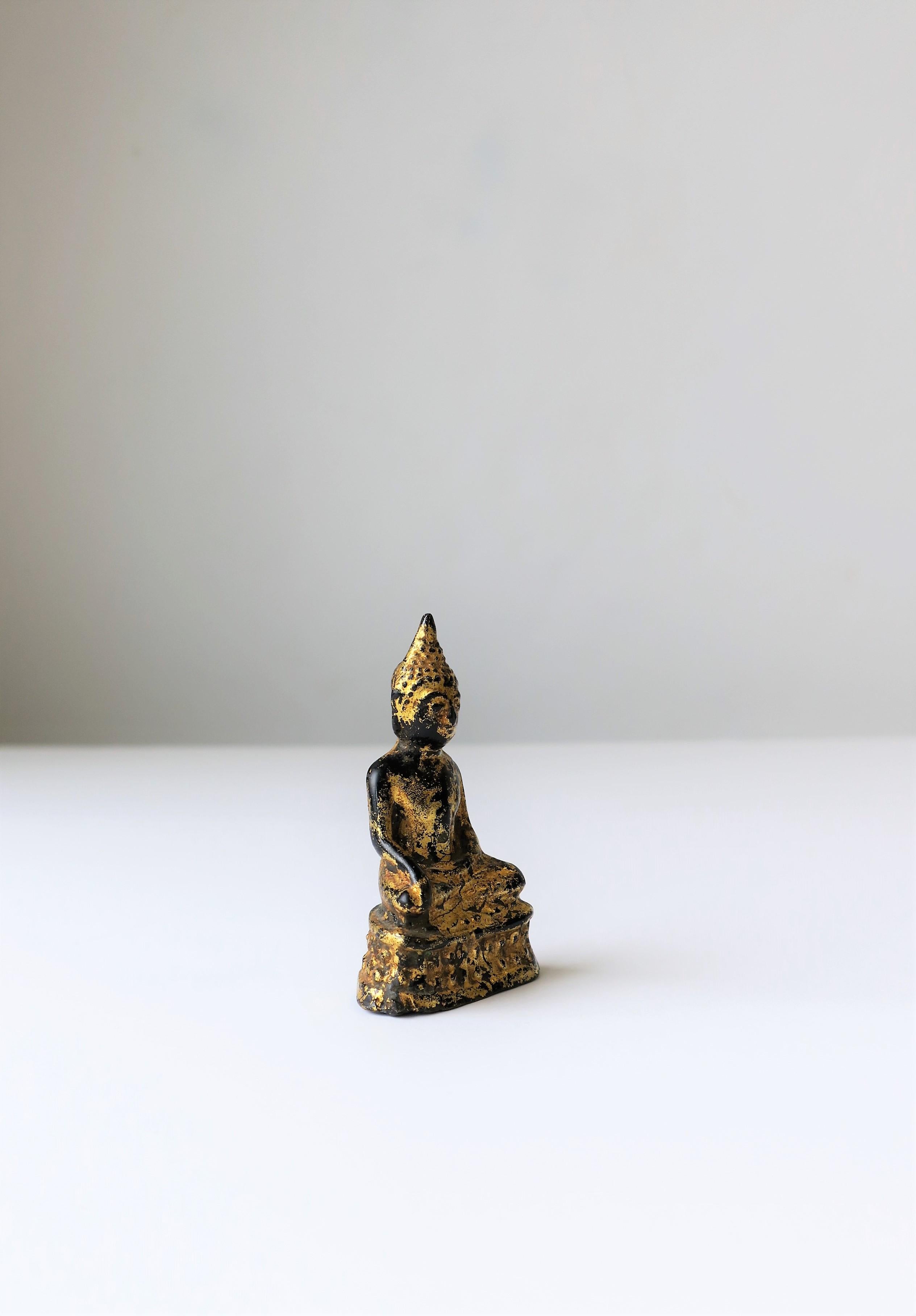 Asian Tibetan Gilt Bronze Buddha Sculpture 1