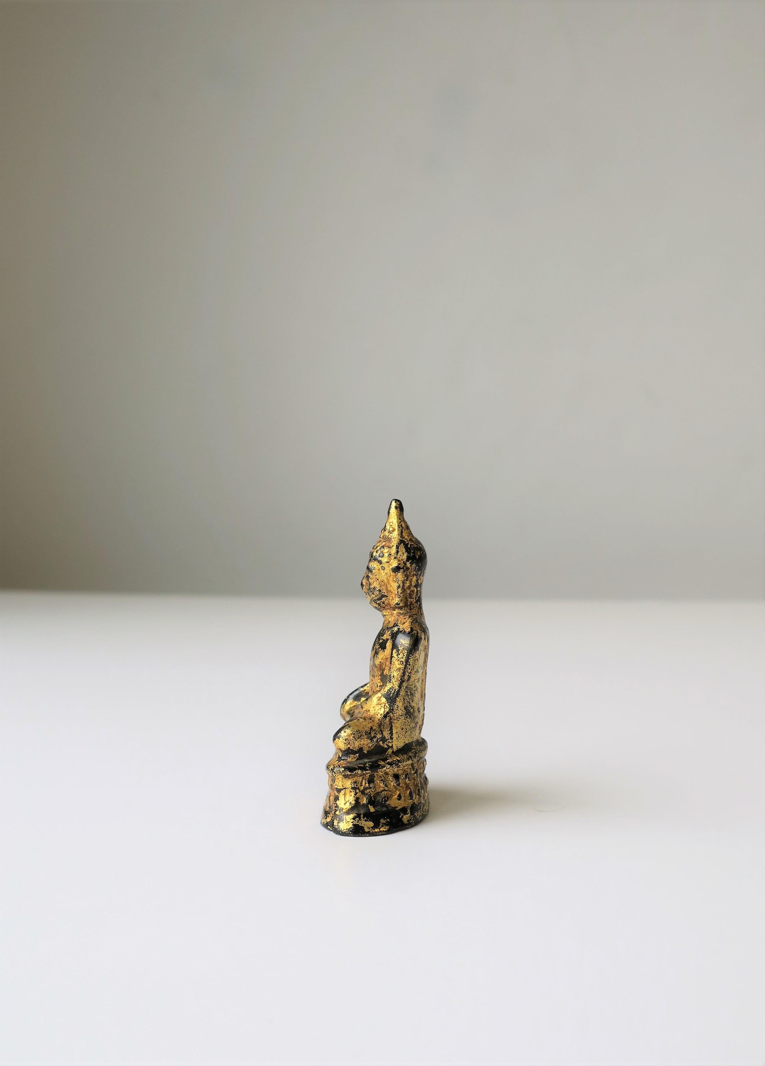 Asian Tibetan Gilt Bronze Buddha Sculpture 3