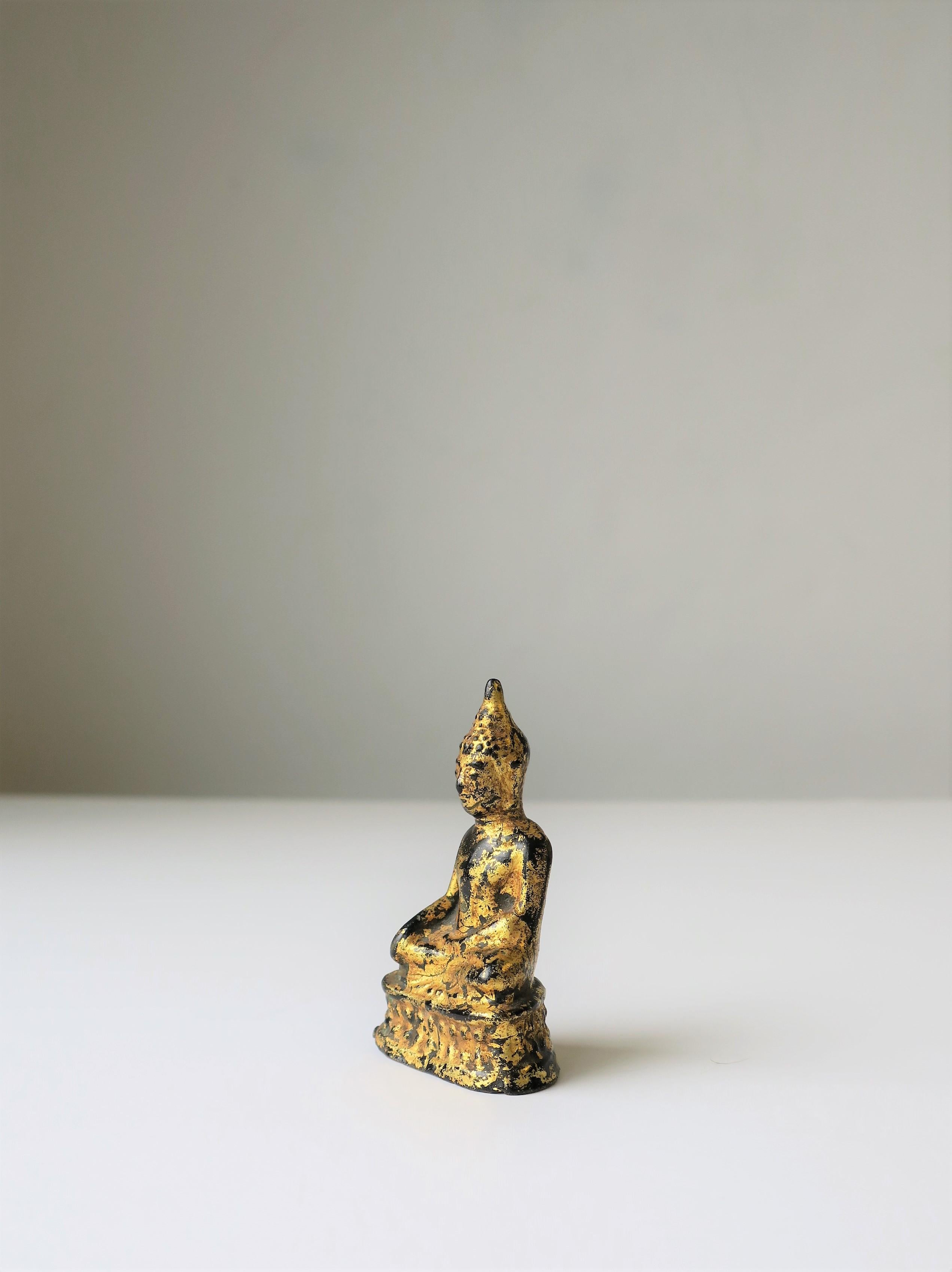 Asian Tibetan Gilt Bronze Buddha Sculpture 4