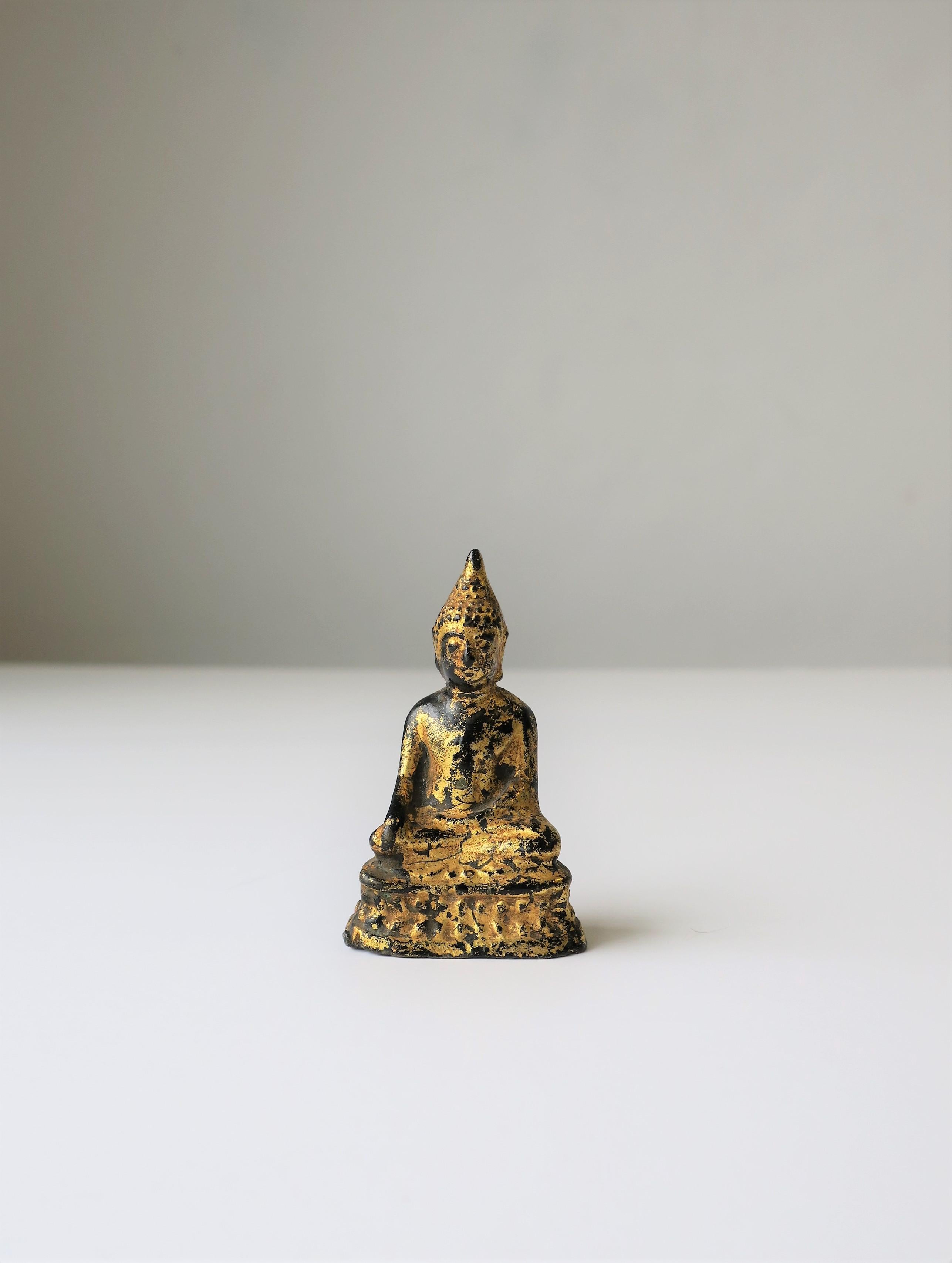 Asian Tibetan Gilt Bronze Buddha Sculpture 5